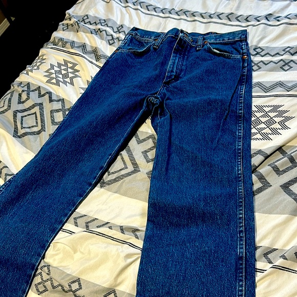 Vintage Wrangler cowboy cut jeans size 29 waist 32 Length - Picture 1 of 5